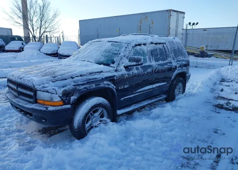 2002 Dodge Durango R/T from USA, damaged, VIN 1B4HS78ZX2F172333